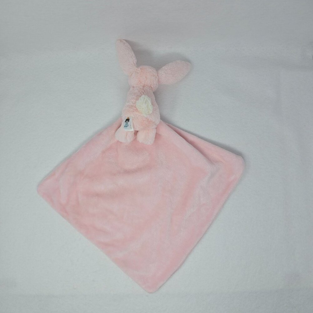 Jellycat Pink Bashful Bunny Soother Lovey Security Blanket Soft Plush Baby Toy - Picture 3 of 12
